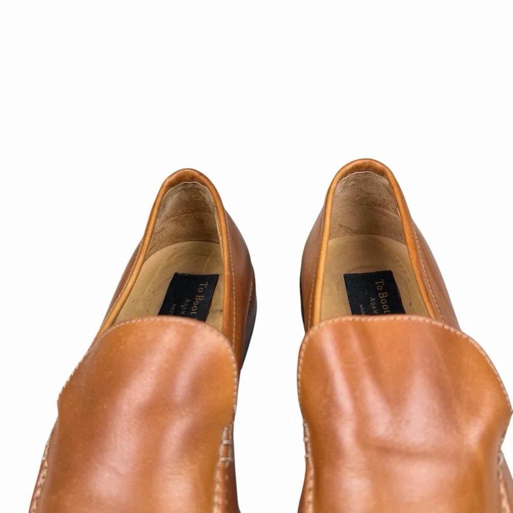 To Boot New York Adam Derrick Brown Leather Shoes Loafer Men's Sz 10.5‎